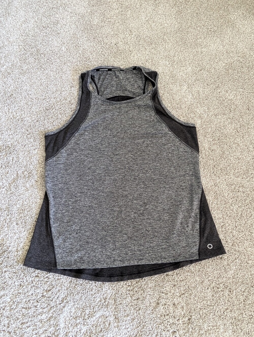 Marks and Spencer Good Move Gray Performance Racerback Tank Top - 12